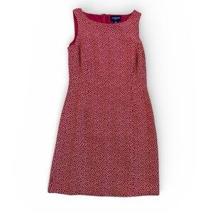 Ann Taylor Vintage 90’s Red Dress with Cream Dots